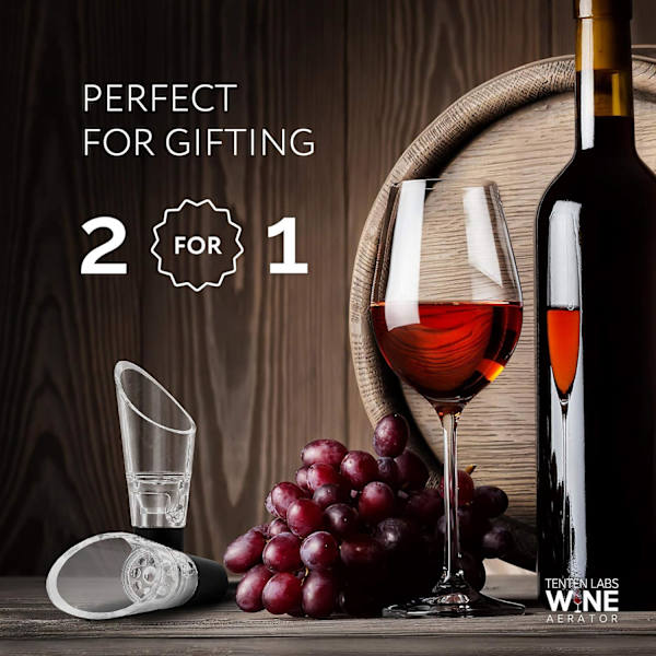 2 vinluftere - premium dekanterluftere
