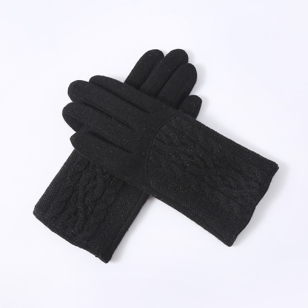 Winter Warm Touch Screen Gloves Chic Knitted Wool Gloves Heated S