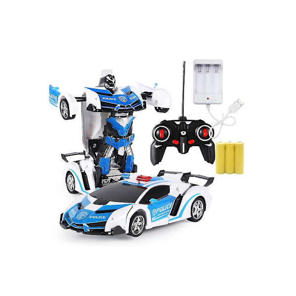 1:18 Transformer Rc Radio Remote Control Transformer Vehicle Car Deform Robot Toy