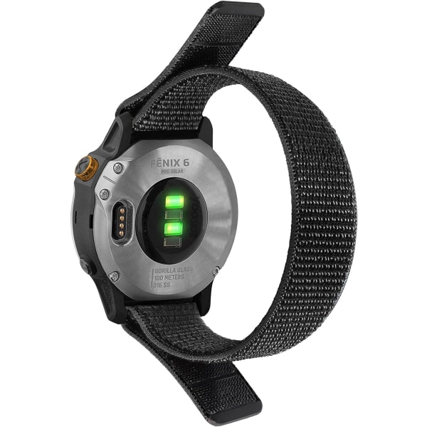 Fenix ??5/Fenix ??6 armbåndsrem, 22mm nylon sportsrem til Fenix