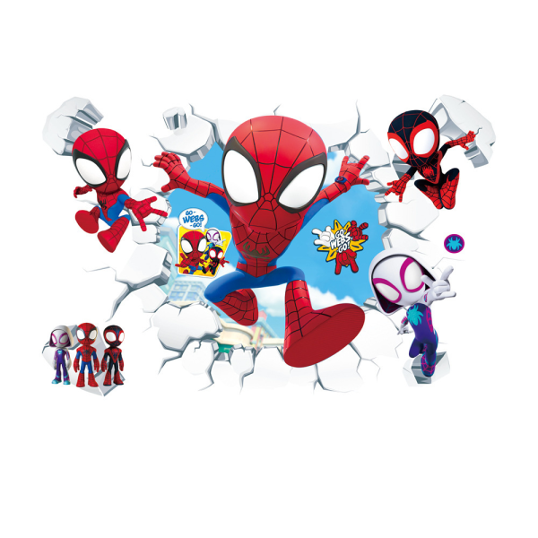 Avengers 3D vægklistermærke, tapet, PVC, 60cm*40cm