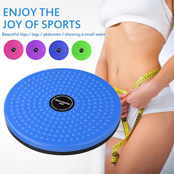 Fitness Midjetvridning Twisting Disc Balansbräda Fitness Kroppsbyggnad För Sport Magnetisk Massageplatta Wobble Midjetvridning Twisting Disc（Blå）