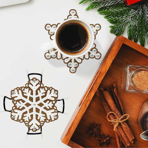 Timanttimaalattu DIY-lumikidepuinen alusta