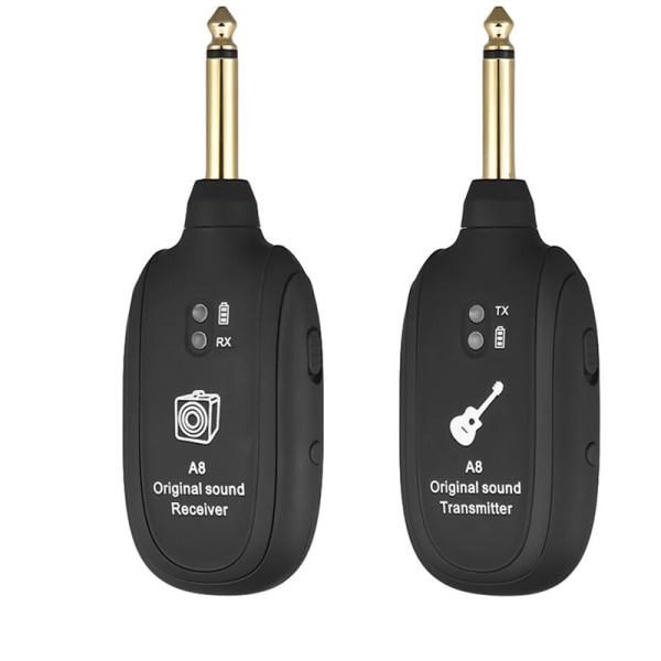Trådlös gitarr sändare mottagare A8 elgitarr system