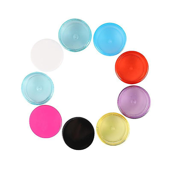 22 stk. 5g plastik cremebeholdere tomme kosmetiske opbevaringskrukker (assorterede farver)