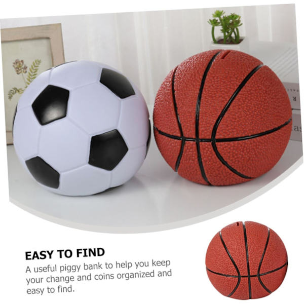 Basketboll spargris, tecknad spargris, julklapp