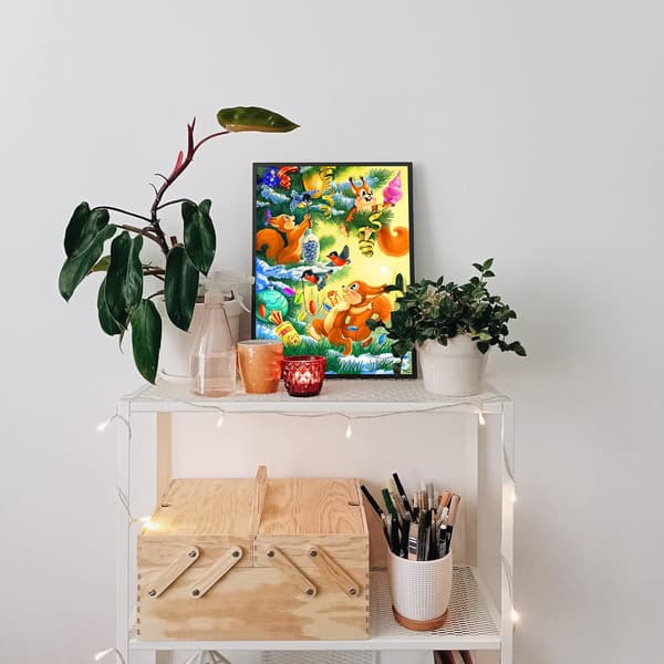 Jule Diamant Maleri Kits til Voksne - DIY Diamant Maleri