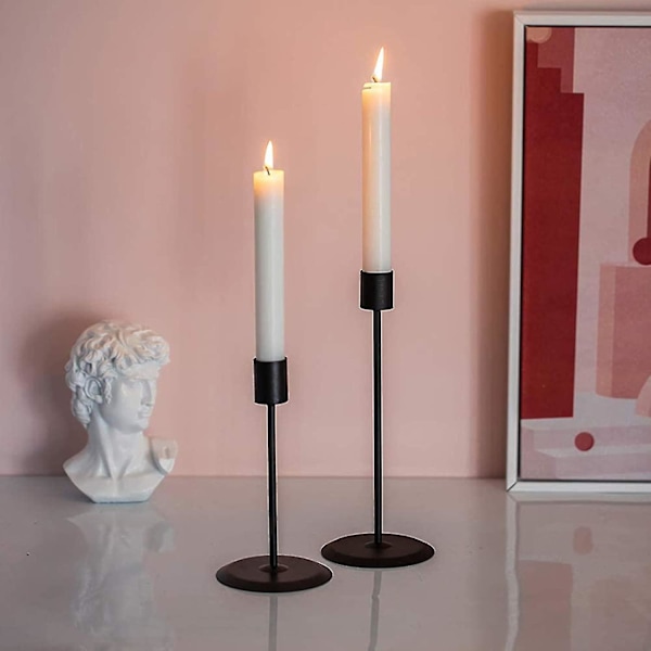 Ljusstake Svart Ljusstake Bröllopsljusstakar Matljusstakar