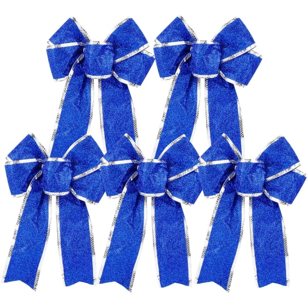 5PCS Julband Slips 23cm Storlek Fjärilsband Slips O