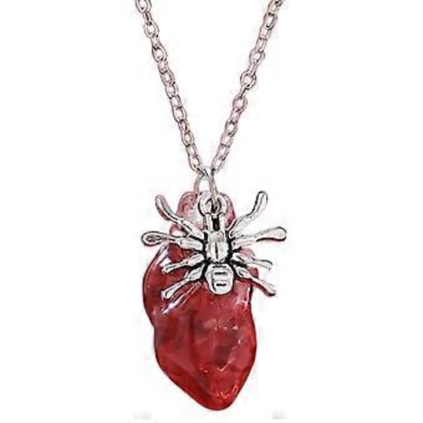 Muoti Sydänriipus Kaulakoru Halloween Solisluuketju Yksinkertainen Choker-kaulakoru Statement-koru Goottilainen kaulaketju