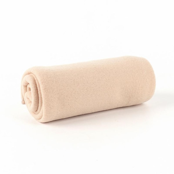 Valpblanket Fleece Husdjursfilt För Hund Valp Katter Husdjur（Beige）