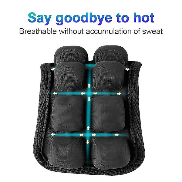 Luftpute musematte håndleddsstøtte ergonomisk musematte med luftpumpe for bærbar PC