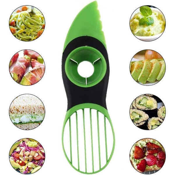 3-i-1 Avocadoskärare, Avokadokniv, Avokadokniv