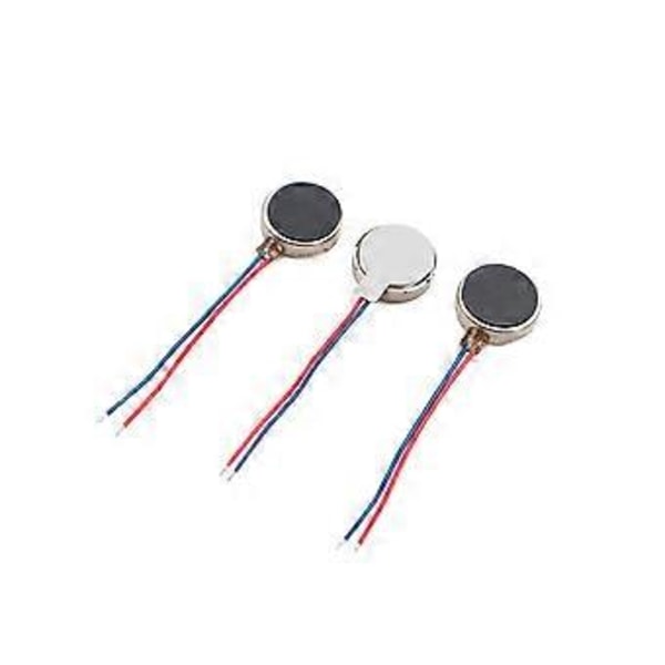 6kpl Nopea 1027 Litteä Moottori Mini Värinämoottori DIY-projekteihin ja Terveystuotteisiin 11000RPM, Helppo Asennus
