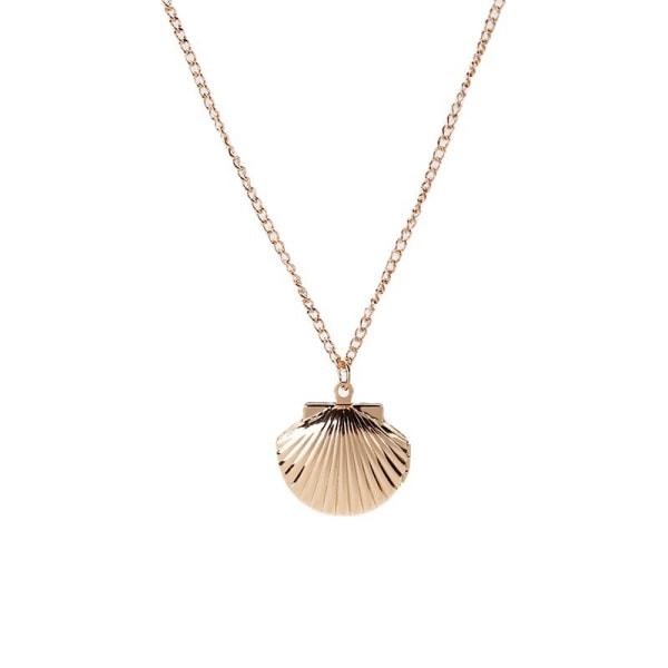 New simple and sweet seashell copper necklace