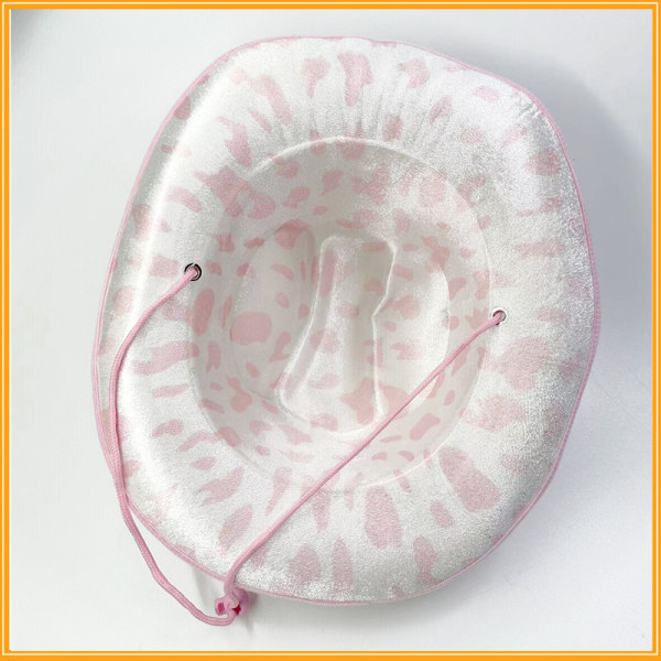 Pink Polka Dot Cowboy Hat Halloween Western Milk Cowboy Hat