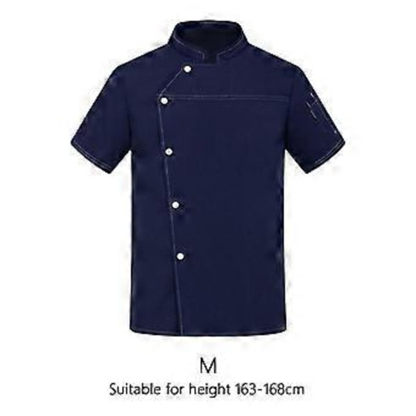 Kokkejakke Kokkeklær Servitør Servitrise Bekledning Uniform for Restaurant Matservering Pub (M) M