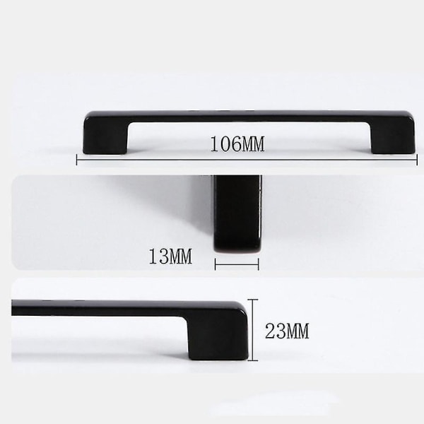 15 stk. Bar skabspuljer Skuffeskab Håndtag Rustfrit stål Moderne Hardware Til Køkken Badeværelse Skabe Skab (96mm)