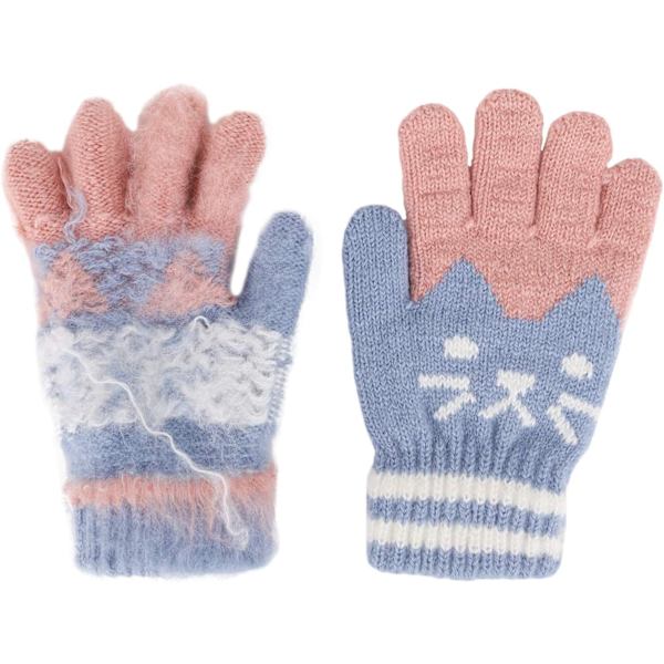 Handskar Vinter Höst Varma Hel Finger Vantar Stickade Vantar Utomhus