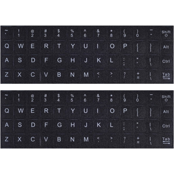 5PCS Pack Universal English Keyboard Sticker, Datortangentbord S