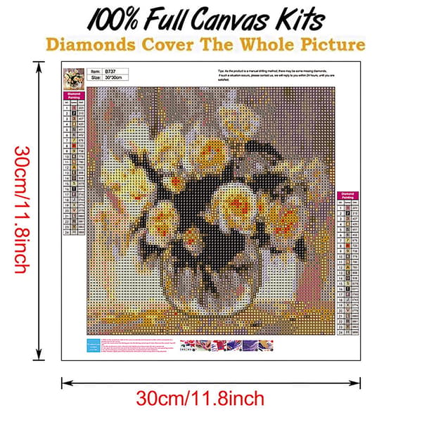 DIY Fuld Drill 5D Diamantmaleri Broderi Korssting Kit De