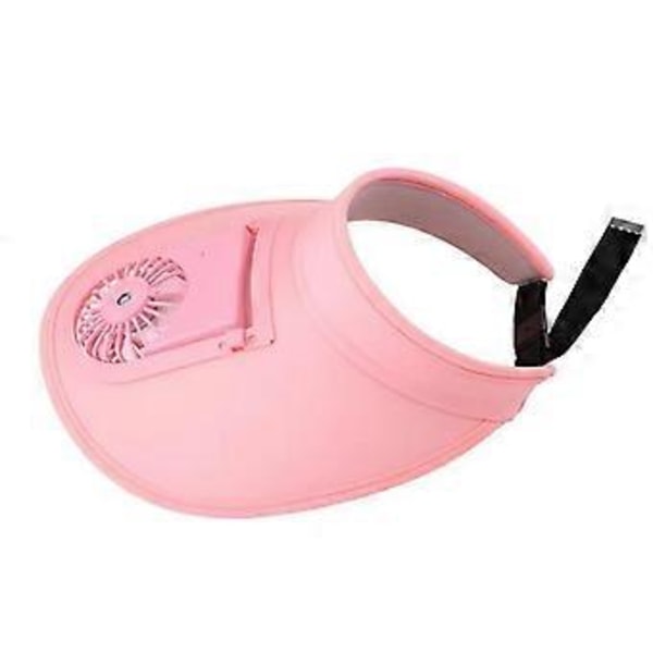 Dame Fan Visir - Fan Visir - 3-Positionsjustering og Stor Solbeskyttelse pink
