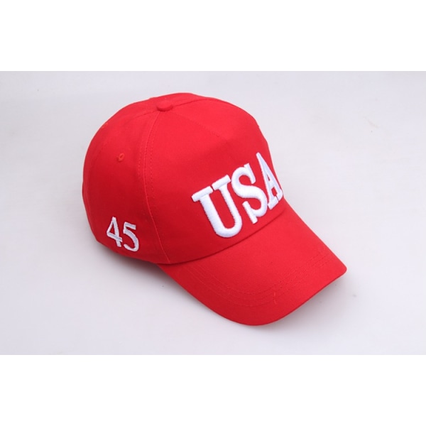 Baseball kasket, flag hat, sommer solskærm, peaked baseball kasket (kasket omkreds 58cm, justerbar)