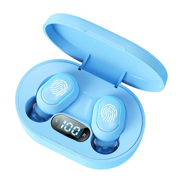 M1 Bluetooth 5.2 In-ear trådlöst headset Low Game Latency Vattentätt（Blå）