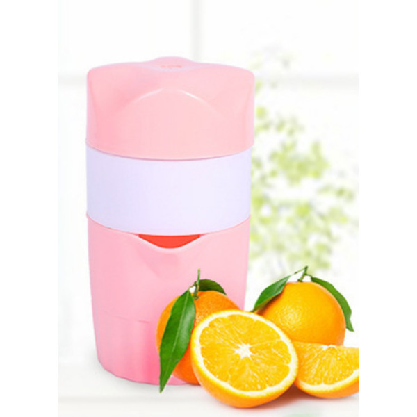 1 stk. pink manuel frugtpresser, manuel husholdningsjuicer, manuel juicer