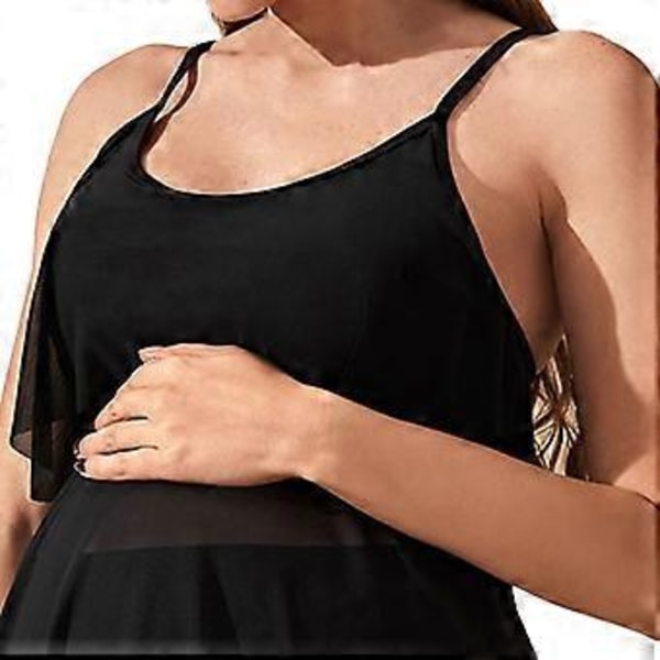 Baddräkt Mjuk Lätt Strandkläder för Sommar Strand Resor Simtillbehör (XL) XL