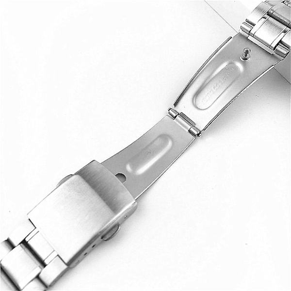 Rostfria klockarmband Premium solida ersättningsarmband för män och kvinnor 18 mm