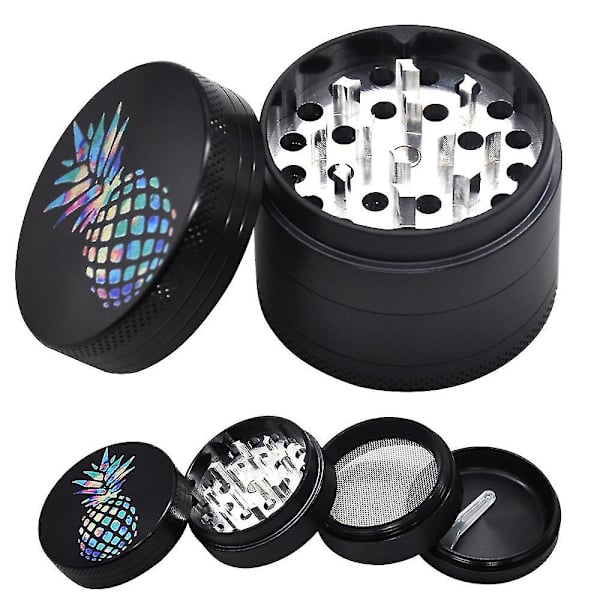 Premium urte grinder, zinklegering krydderikværn til urt/blad/røg