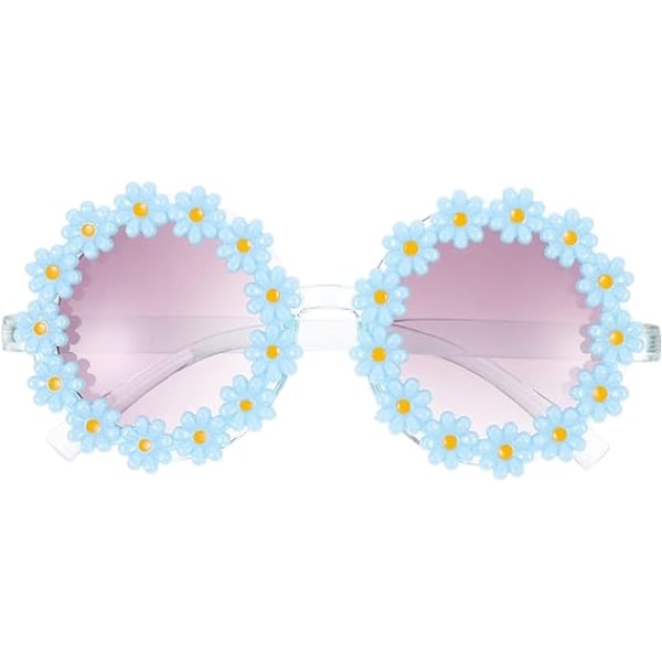 1 paket dam solglasögon, Daisy solros solglasögon, blå fl