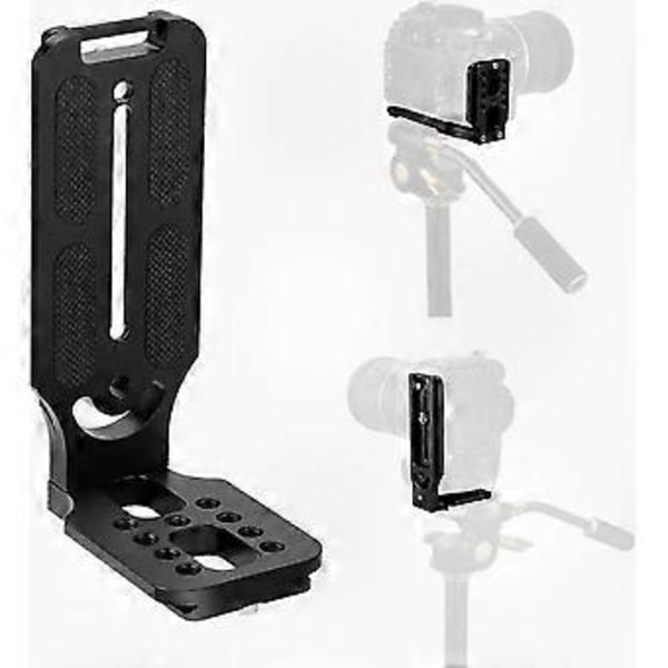 Universal Aluminium L-beslag Quick Release-plade til DSLR-kameraer