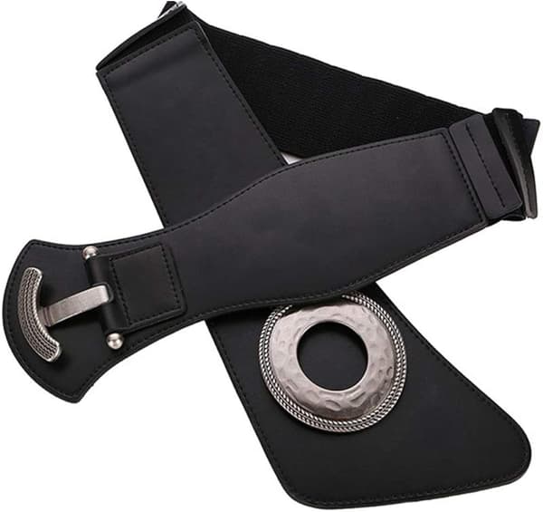 Bälte Kvinnor Stretch Elastiskt Midjebälte Midjebälte Kvinnor Brett 7,5CM