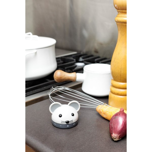 Kitchen Timer Cartoon-shaped Novel Mechanical Cute Timer With Loud Alarm For Kids（Strawberry）