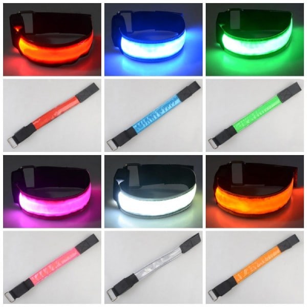 (Grön) LED-armband/reflekterande/reflekterande remsa