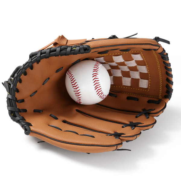 Baseballhandske Vänsterhands Softbollsvante Utomhussportträningshandske för ungdomar Vuxna barn (storlek M)