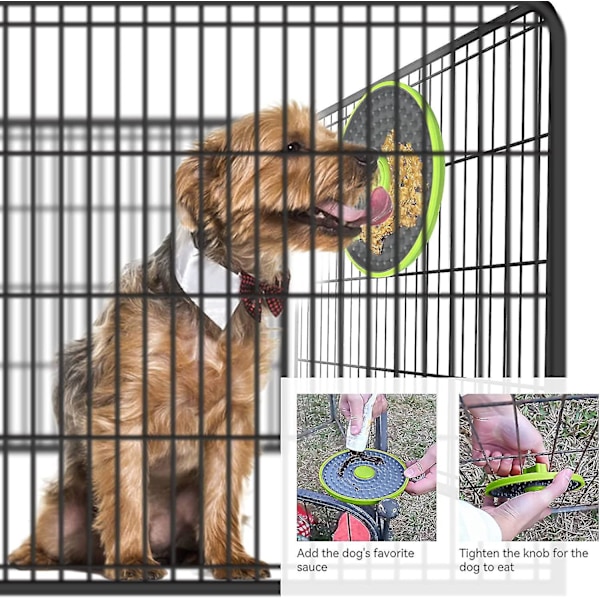 Dog Cage Lick Board Hund Slow Feed Pad Hundskål Burträningsverktyg Hund Husdjur Minska ångest
