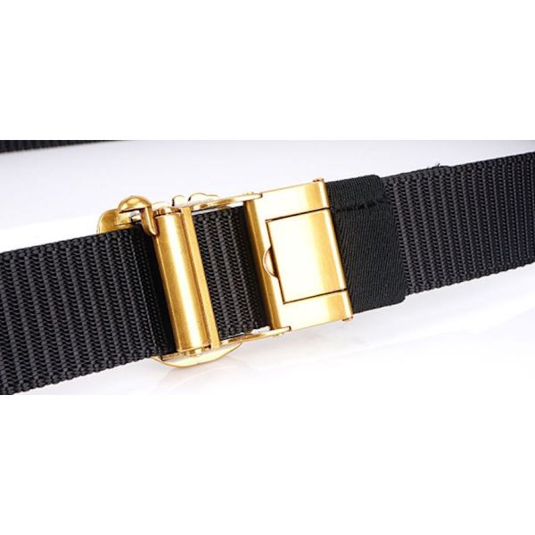 Herrmode Guld/Silver Tredimensionell Tiger Spänne Design Topp Bälte