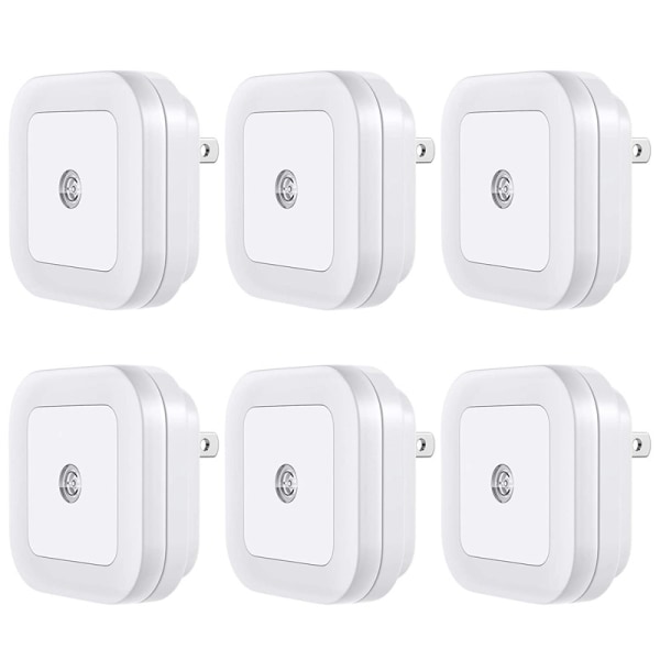LED-nattlampa med smart skymningssensor, dagsljusvitt, 0