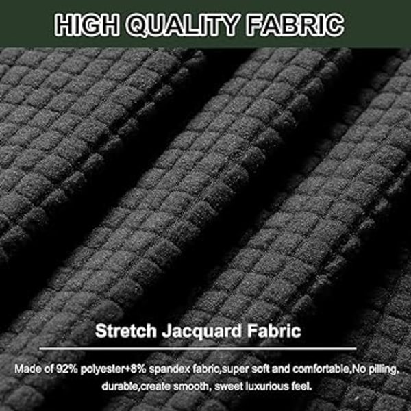 1 stk. Elastisk barstoltrekk, Spandex Jacquard Fabric Bar