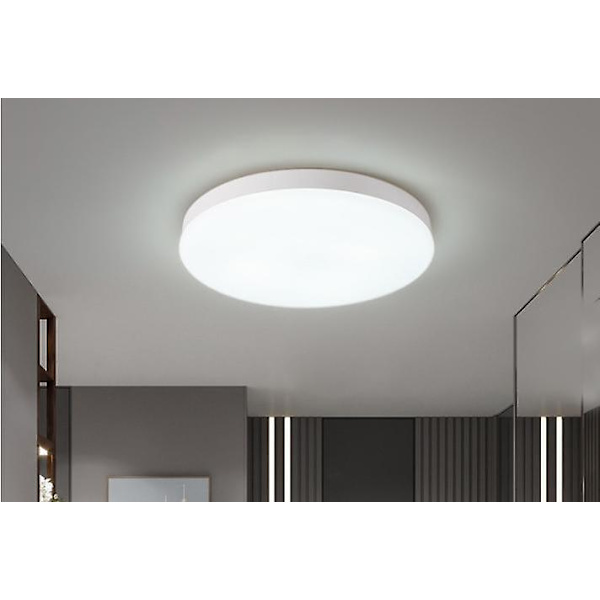 LED-taklampe, [menneskelig infrarød deteksjon] 22cm-15w hvit, vanntett, rund LED-taklampe