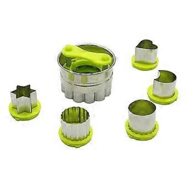 Grønnsakskutter Forme Sett, Mini Kake, Mold (6 stk)