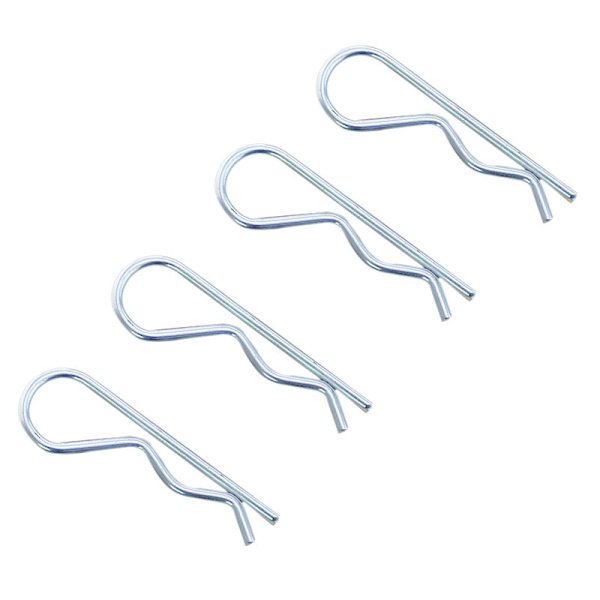 50 kpl Cotter-tappisettiä, korkealaatuinen sinkitty B-tyyppinen traktoritappi, tappi, pidikkeet, kiinnitinlajitelma, jousipidike, hiusneulapidikkeet (4x75mm)