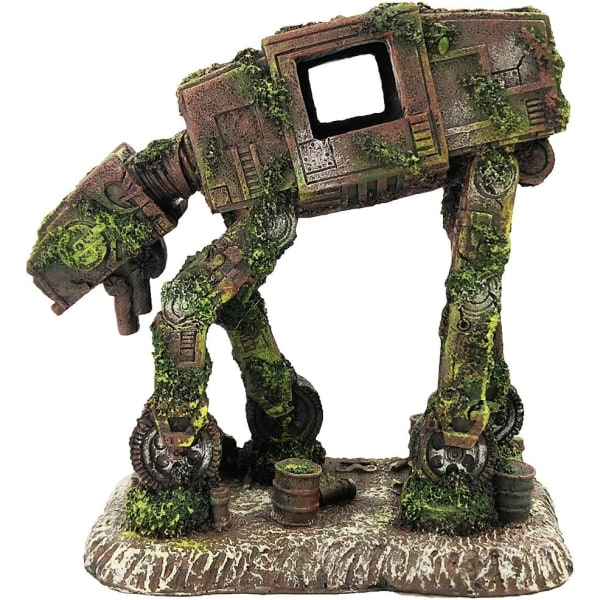 Akvariedekorasjon Imperial Walker Transport Robot Dekorasjon -