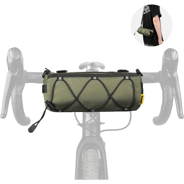 Bicycle Handlebar Bag with Shoulder Strap for Road Bike, MTB, Cyc