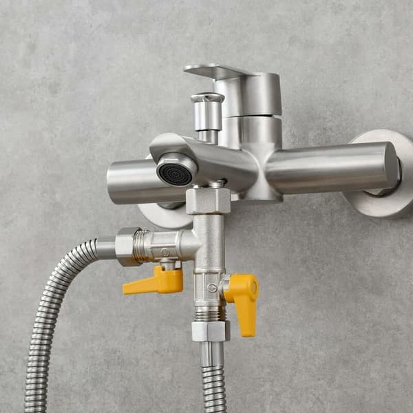 3-vejs ventil 1/2 T-fitting håndbruser og brusehoved bruser