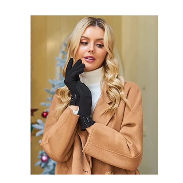 Dame Touch Screen Handsker Dame Tykke Varme Bløde Uldforet Wi