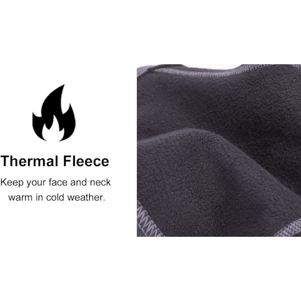 Fleece Balaclava Kaulamaski Tuulenpitävä Termokuvio/Suodatin M